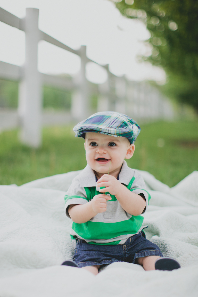 Maxwell at 9 Months// Danada Farms » M Lindsay Photography